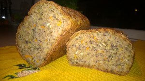 Speltbrød med gulrot